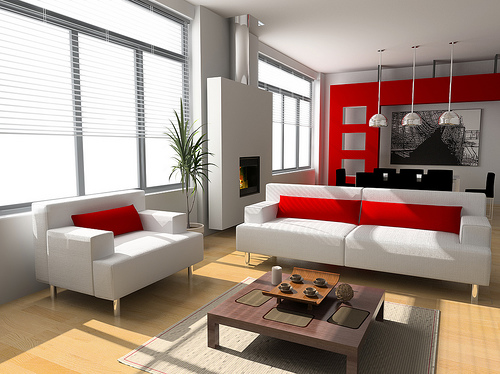 Design Inspiration…..Red Living Rooms | Real life, Real friends ...