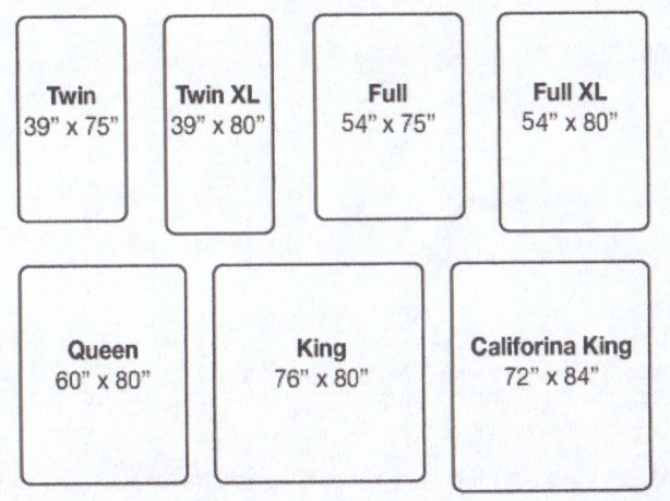 King Bed Size Chart